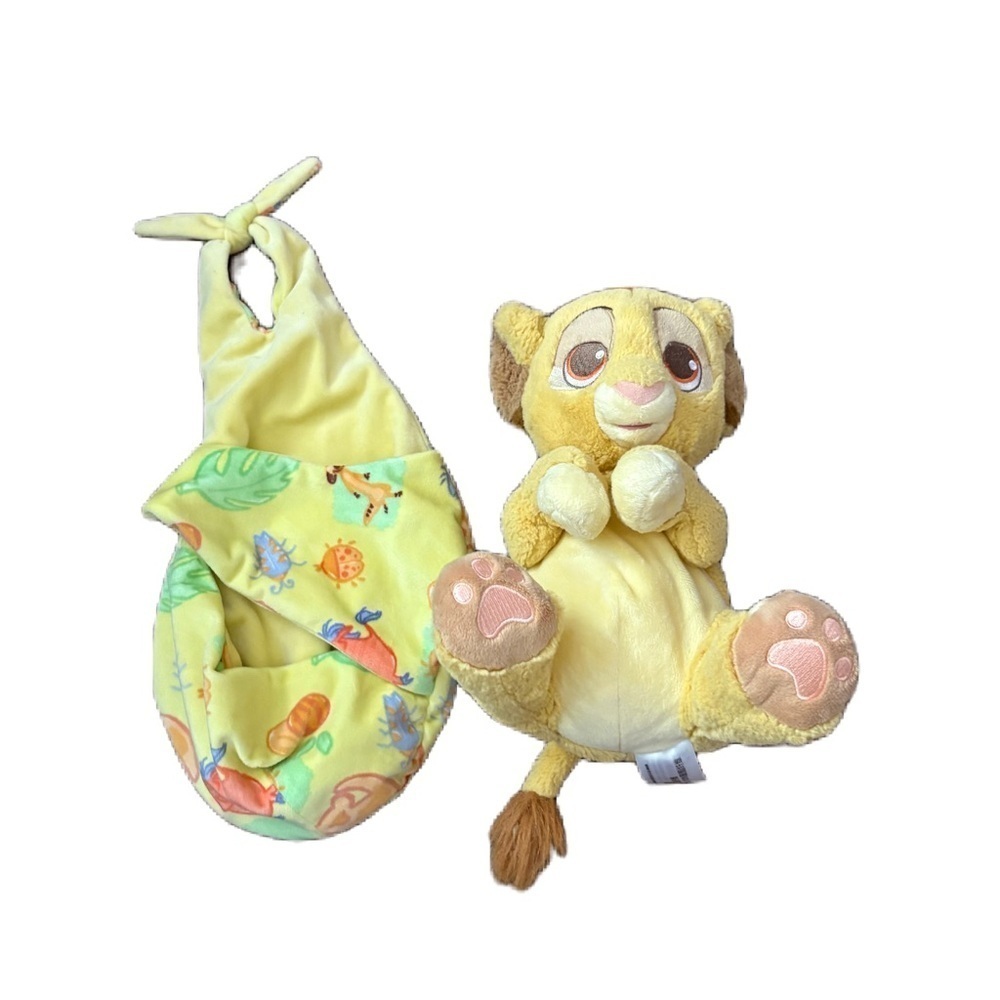 Disney Yellow Simba Stuffed Animal with Blanket